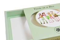 초콜릿 패키징과 결혼하는 녹색 판지 슬라이딩 드로어 선물 상자
