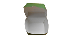 FSC 1조각 물결모양 우편물발송자 상자는 미니 버거 상자를 대접합니다