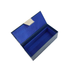 재활용 할 수 있는 고급 선물 상자 고품질 파란색 딱딱한 고리 포장 상자