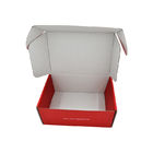 옷을 위한 탄탄한 크라프트지 작은 빨강 접힌 물결모양 우편물발송자 박스