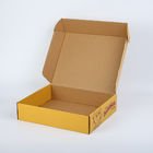 판지로 패키징은 우편물발송자 상자 노랑색 피자 전달 박스를 주름지게 했습니다