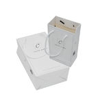 프로모션 맞춘 백서 쇼핑 가방  ISO9001 증명서 하얀 핸드백