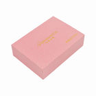 400gsm 용지 서랍 엄격한 핑크색 정합 박스 푸쉬 풀을 패키징하는 모조 가죽 화장용 선물 상자