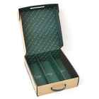 포도주 보드카 위스키 샴페인 패킹을 위한 물결 모양 3B 우송자 화물 상자