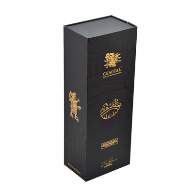 주문 맞춤 인쇄 로고 검은 자성 종이 와인 포장 상자 online manufacture