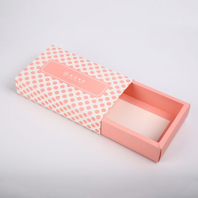 주문 FSC 슬라이딩 드로어 선물 상자 ODM 접을 수 있는 평평한 CMYK 프린팅 슬리브 포장 online manufacture