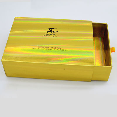 주문 엄격한 홀로그래픽 효과 경기 용지 드로어 박스 PMS ODM 사치품 online manufacture