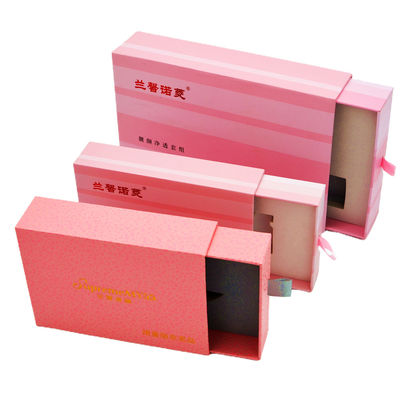 주문 1200g 엄격한 프리미엄 판지 추진과 풀 박스 슬라이딩 드로어 상자 정합 박스 online manufacture