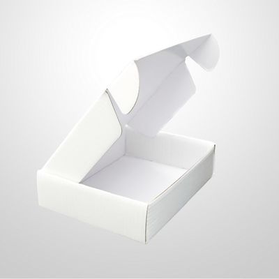주문 평범한 하얀 우편물발송자는 신발 선물 스카프를 위해 박스 접을 수 있는 퀵 디스패치를 패키징하여 주름지게 했습니다 online manufacture