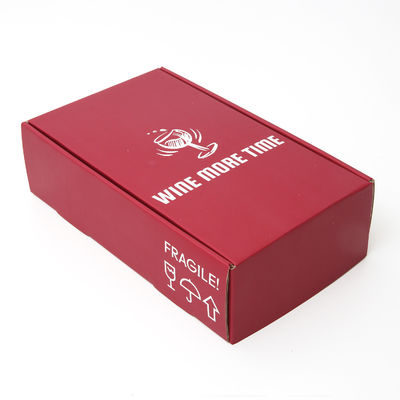 주문 Pantone 컬러 골판지 우편물 와인 배송 상자 online manufacture