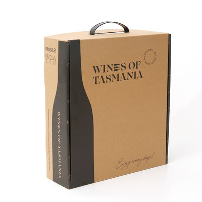 주문 포도주 보드카 위스키 샴페인 패킹을 위한 물결 모양 3B 우송자 화물 상자 online manufacture