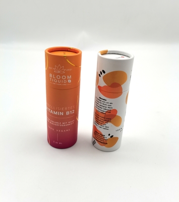 주문 에센셜 오일 병 상자를 포장하는 높이 90mm 둥근 종이 튜브 online manufacture