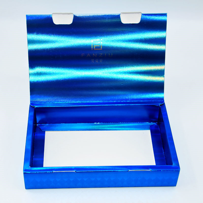 주문 ISO9001 화장용 패키징 박스 홀로그래프 소동 Lid 1조각 안면 마스크 상자 online manufacture