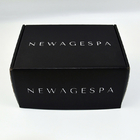 옷을 위한 검은 물결모양 우편물발송자 박스 매트 엷은 조각 모양